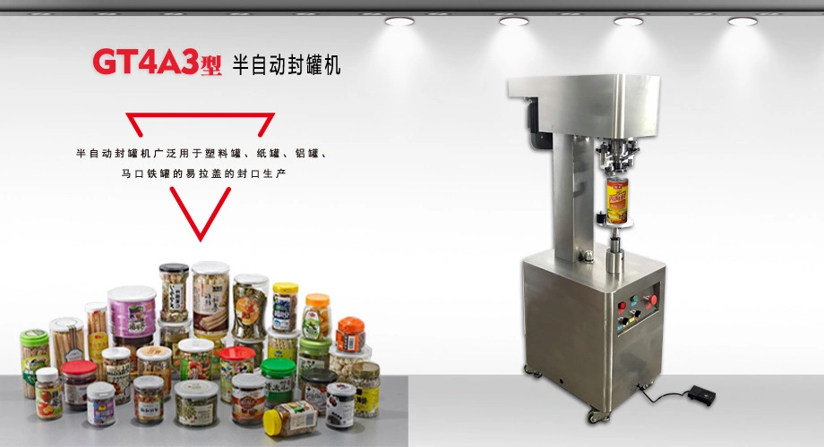 Manual of All Kinds of Cans Seamer Factory Wholesale Price Non Rotation Type Power Driven