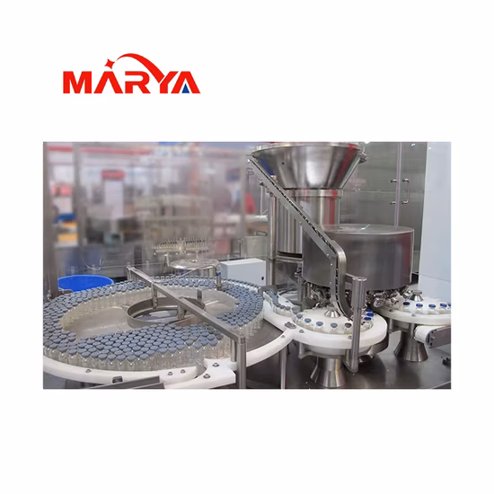 Marya Pharmaceutical Vial Liquid Washing Filling Stoppering Capping Machine Vial Bottle Filling Production Line for Pharmaceutical Industries
