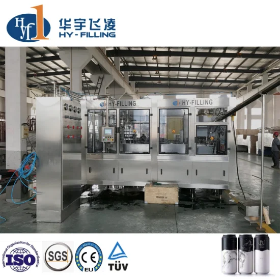 Customized Fully Automatic 2 in 1 Aluminum Can Beer Filling Seaming Machine / Carbonated Soft Drink Canning Equipment / Filler Seamer