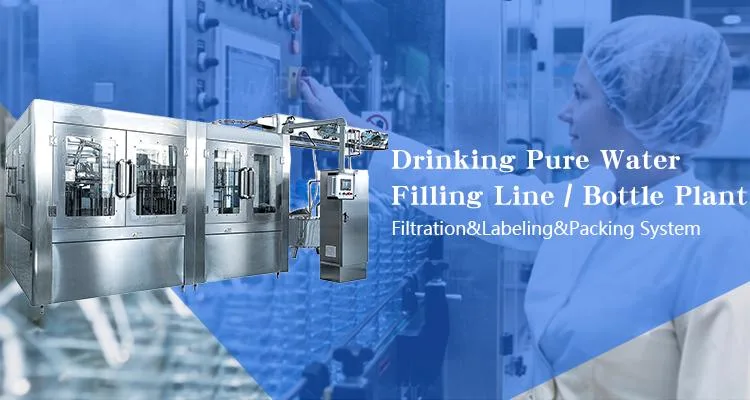 Automatic 3 in 1 Pure Mineral Pet Small Bottle Filling Line Bottling Plant Water Production Line Capping Machine Drinking Water Filling Machines
