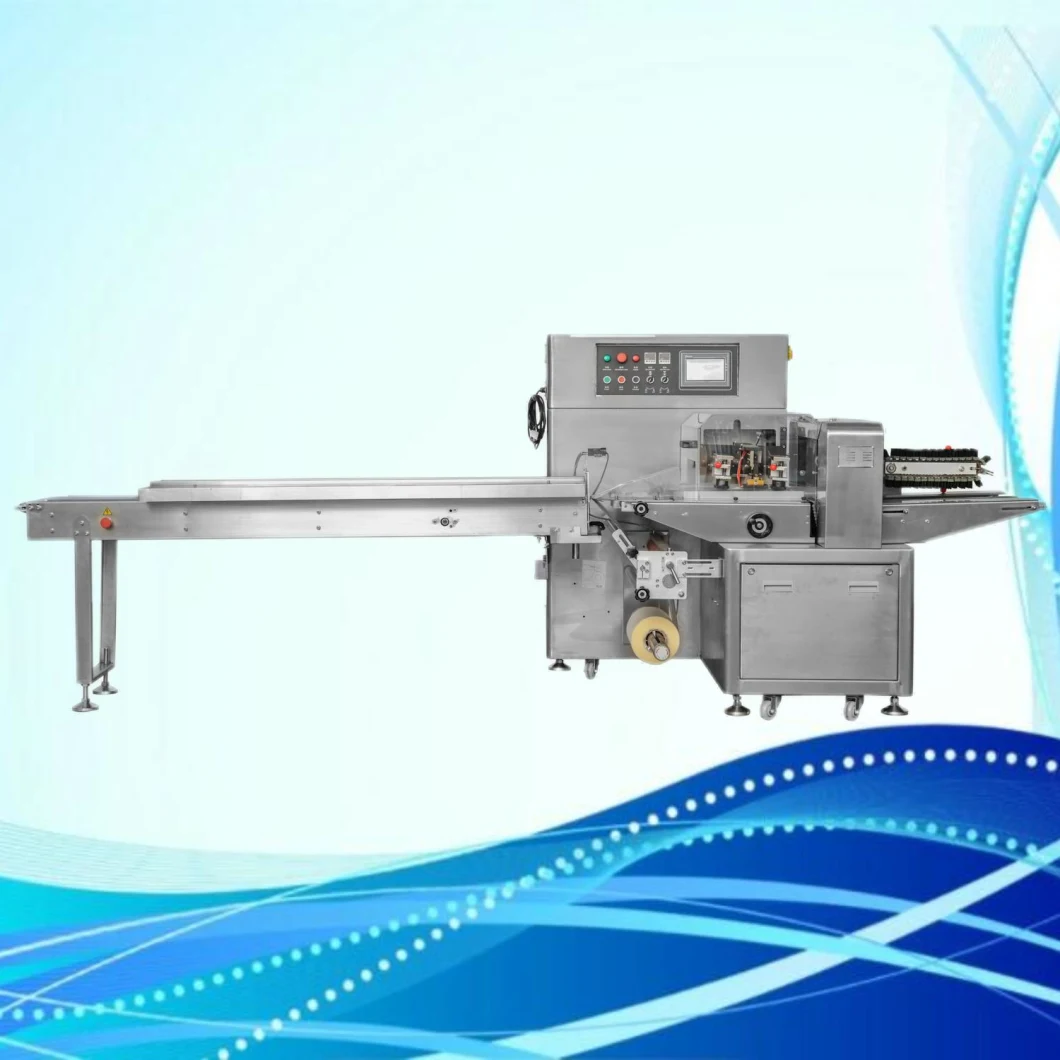 Automatic Horizontal Pillow Type Flow Food Packing Face Penuts/Biscuit/Cookie/Bread Full Servo Automatic Flow Muti-Function Wrap/Hffs /Packaging Machine