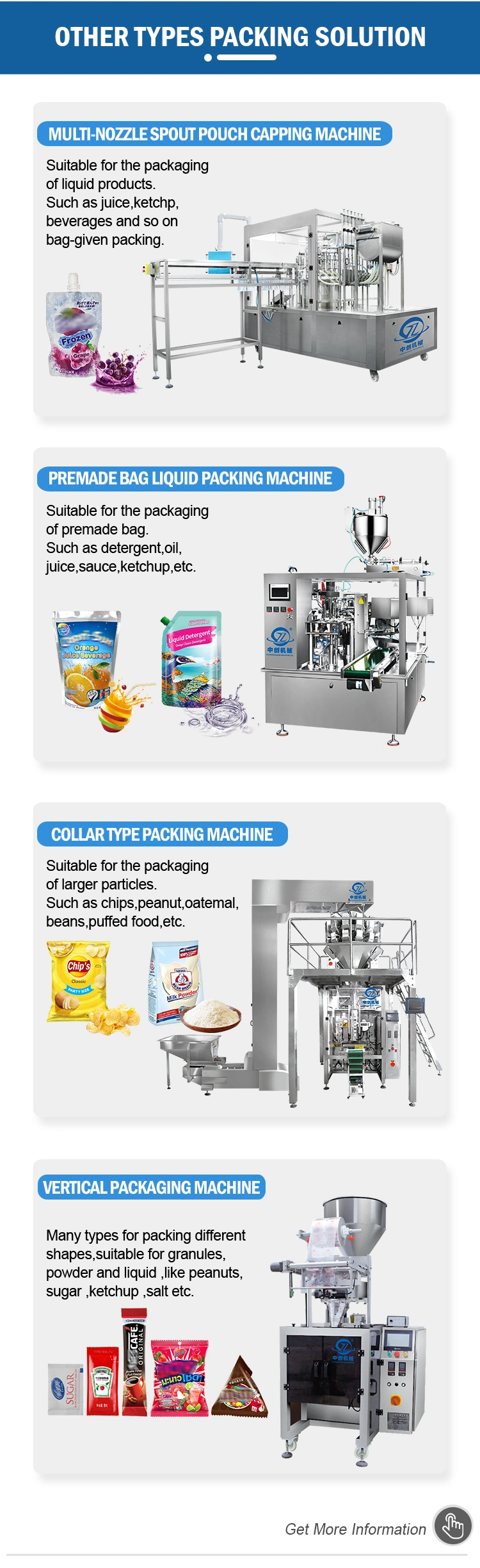 Custom Full Automatic Pillow Flow Blueberry Strawberry Garlic Horizontal Plastic Bag Filling/Packaging/Packing Machine