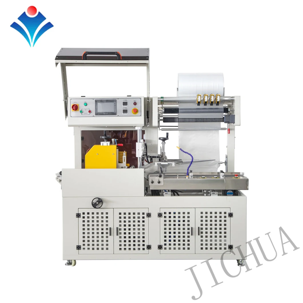 High Speed Full Automatic Shrink Film Wrapping Packing Machine, Whith Heat Shrink Tunnel for Carton Box, Books, Snack, Gift Box