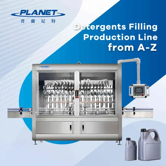 High Accuracy 0.5-5L Motor Oil Brake Oil Engine Oil Petrol Oil Antifreeze Lubricant Oil Bottle Filling Capping Bottling Packing Machine