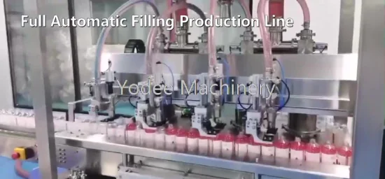 50ml 100ml 200ml Paste Cream Lotion Gel Cosmetic Mayonnaise Sauce Oil Food Liquid Shampoo Bottle Full Automatic Filling Production Line Capping Labeling Machine
