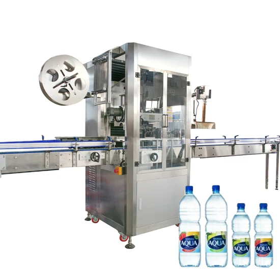 Automatic Packing Machinery Pet Bottle Can Adhesive Sticker PVC Sleeve Label Packing Machine Packaging Labeling Machine