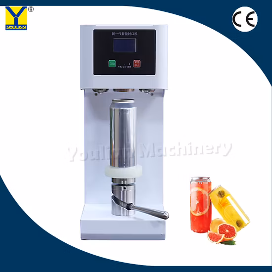 Yl-30 High Speed Cover Soda Soft Drink Beverage Aluminum Seamer Tin Can Sealing Machine